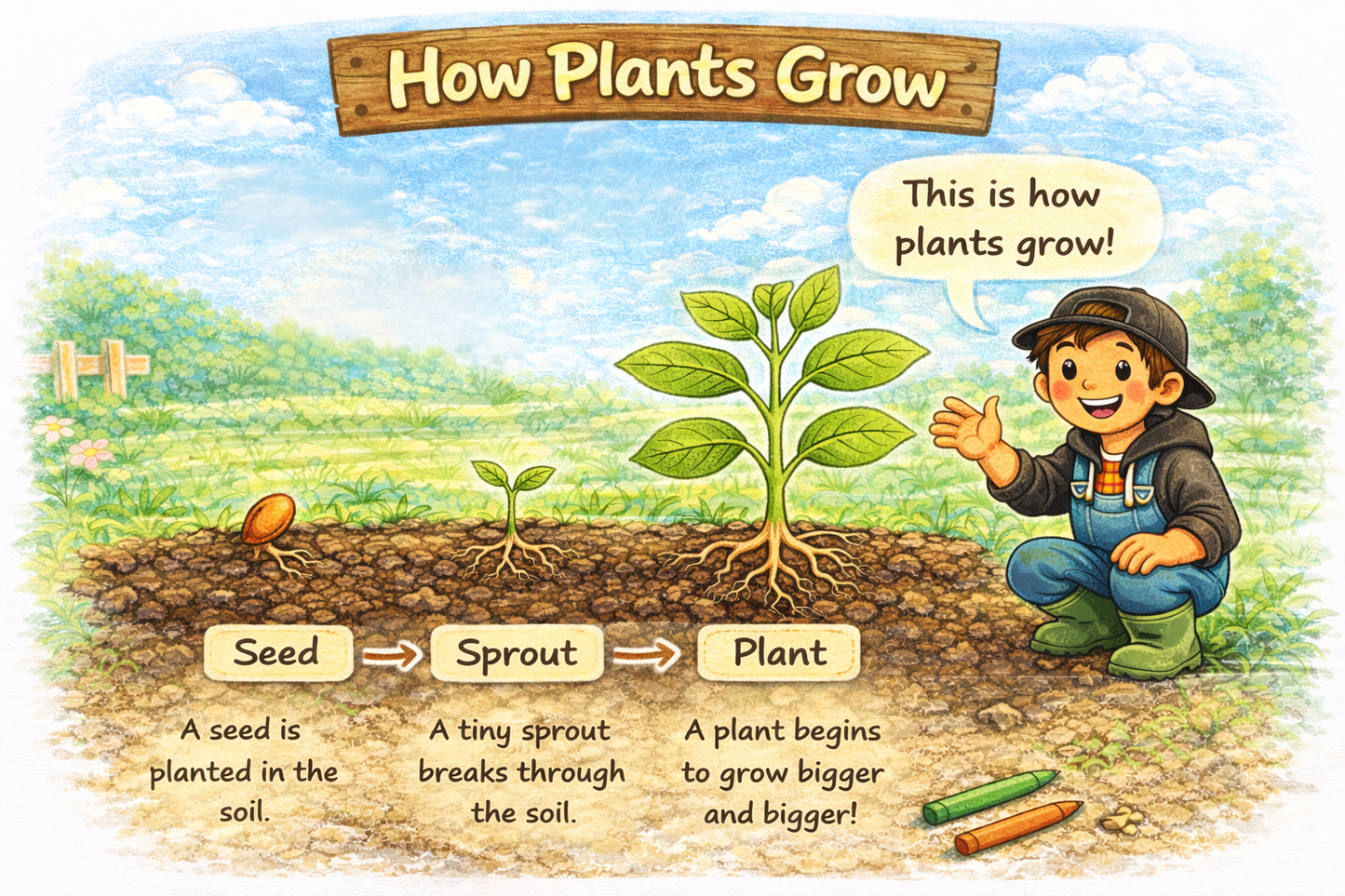 KS1 Introduction to Gardening
5 Simple Lessons to Help Children Understand How Plants Grow