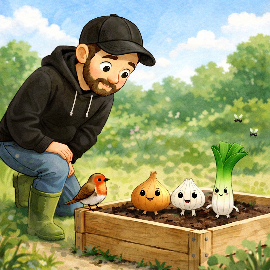 The Allium Alliance - Pest Patrol. A children's gardening story (digital download)  Book 4