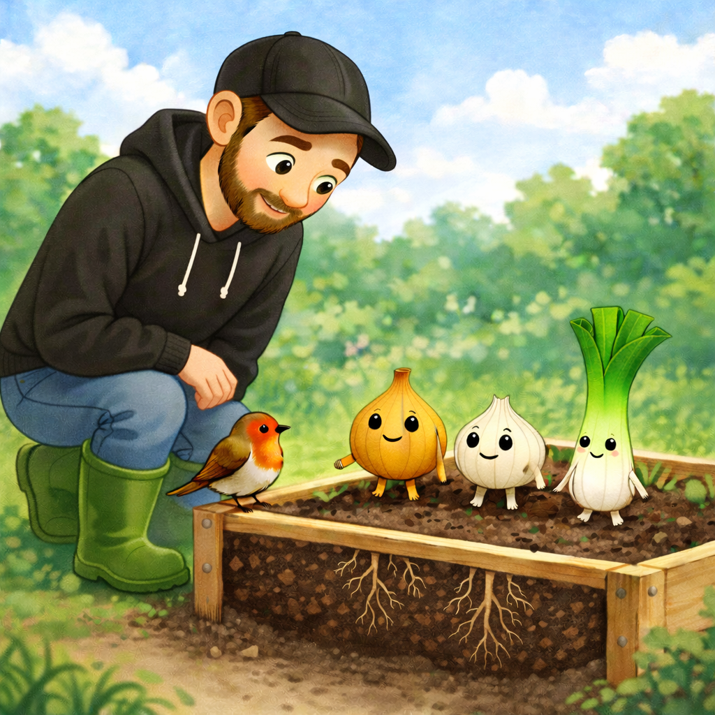 The Allium Alliance - Pest Patrol. A children's gardening story (digital download)  Book 4