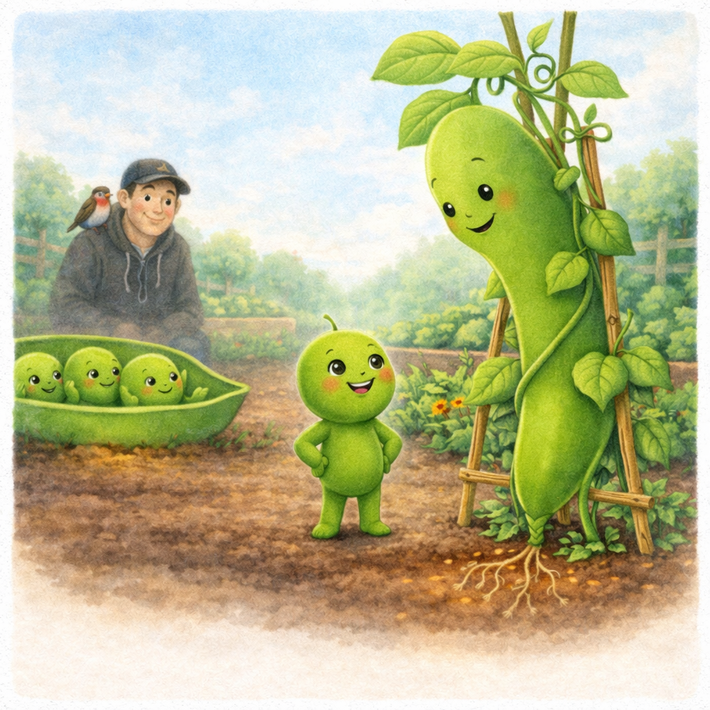The Legume Squad - The Pod Adventure. A Children’s Gardening Story (Digital Download) Book 1