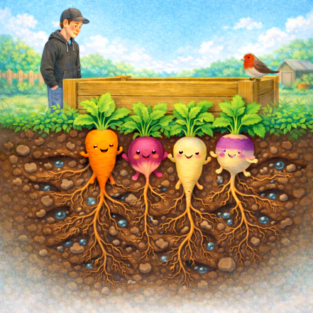 Radical Roots – Into the Soil. A Children’s Gardening Story (digital download) Book 3