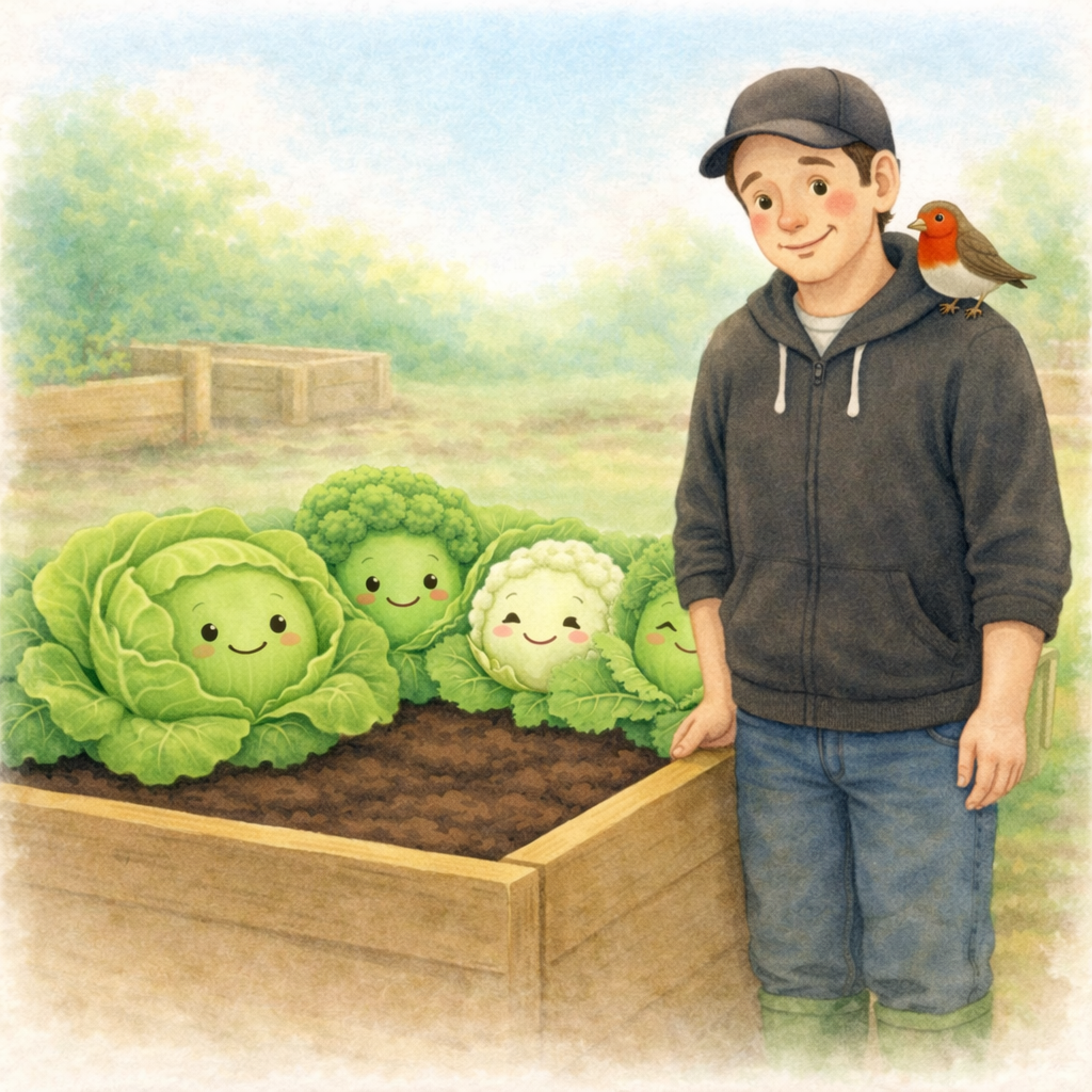 The Brassica Bunch – Move In. A Children’s Gardening Story (Digital Download) Book 2