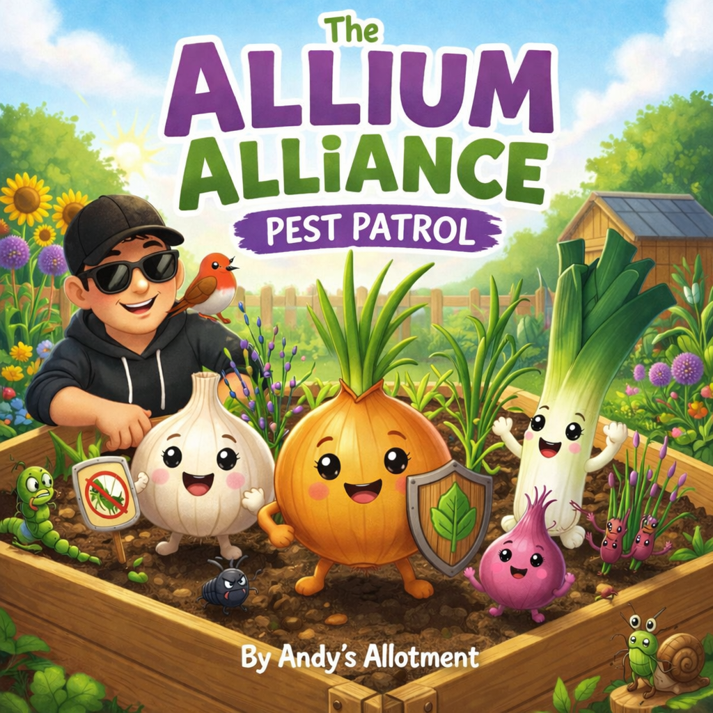 Andy’s Allotment Rotation Series Book Bundle | Legume Squad, Brassica Bunch, Radical Roots & Allium Alliance 4 in 1 children's book (digital download)