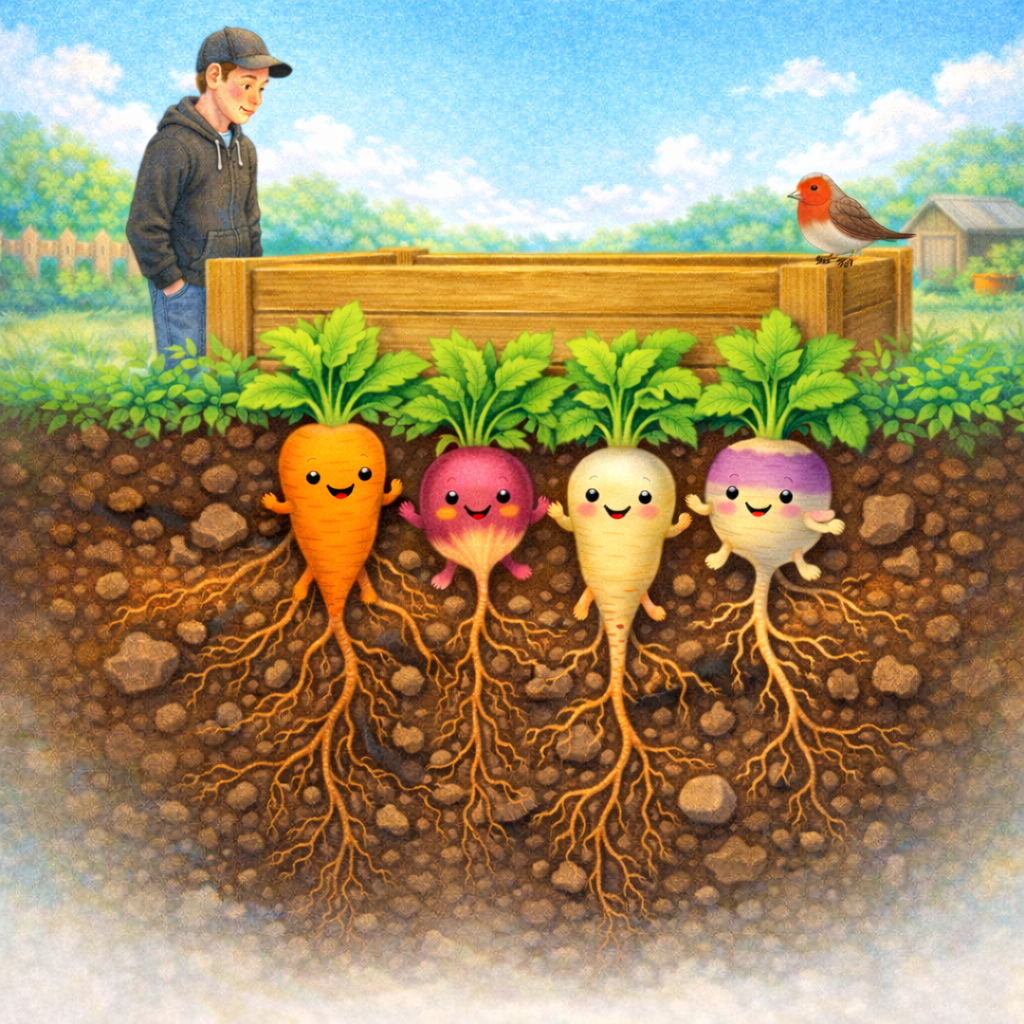 Radical Roots – Into the Soil. A Children’s Gardening Story (digital download) Book 3