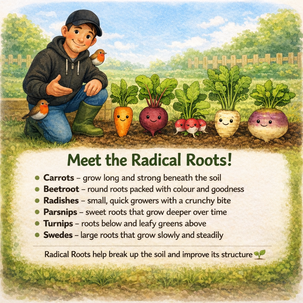 Radical Roots – Into the Soil. A Children’s Gardening Story (digital download) Book 3