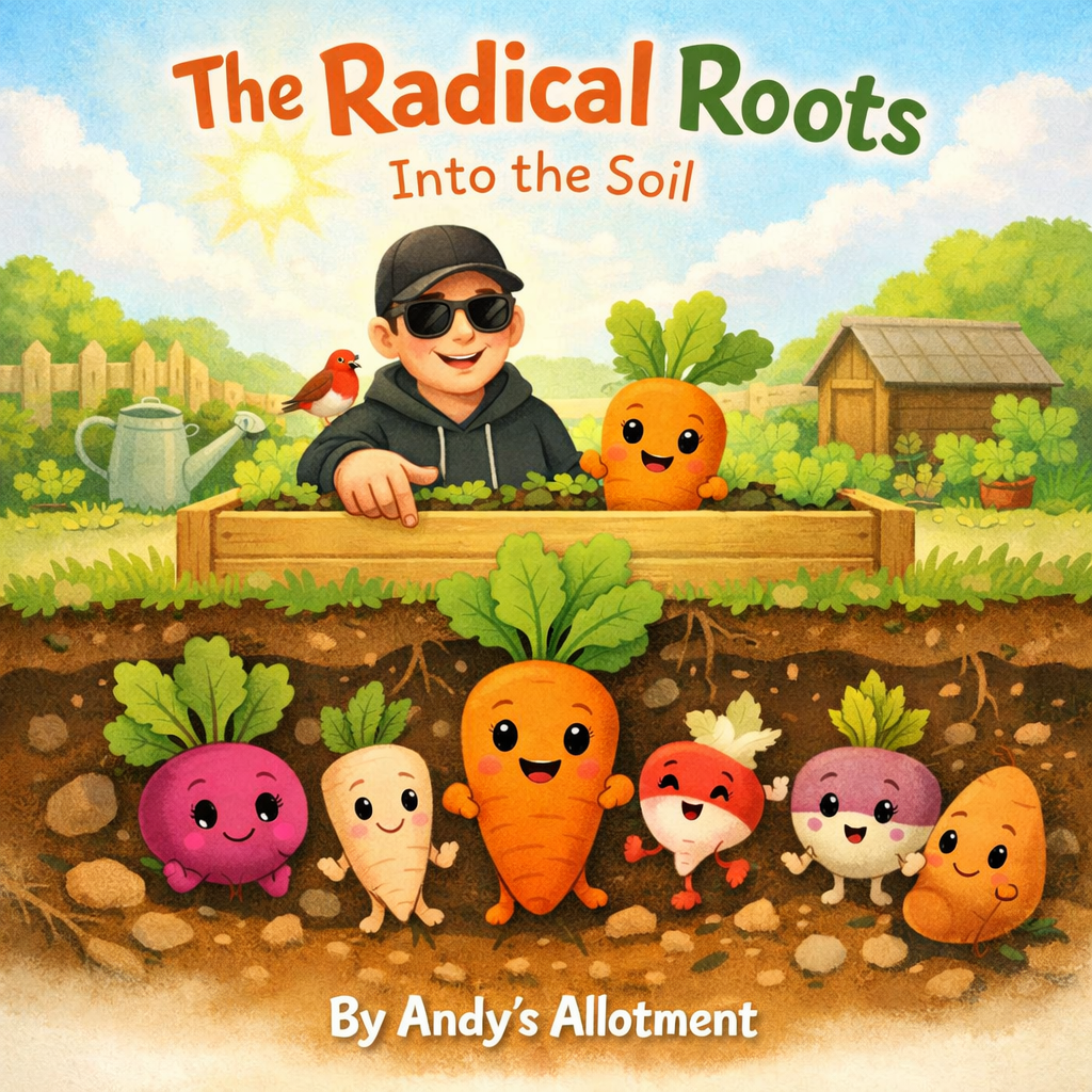 Andy’s Allotment Rotation Series Book Bundle | Legume Squad, Brassica Bunch, Radical Roots & Allium Alliance 4 in 1 children's book (digital download)